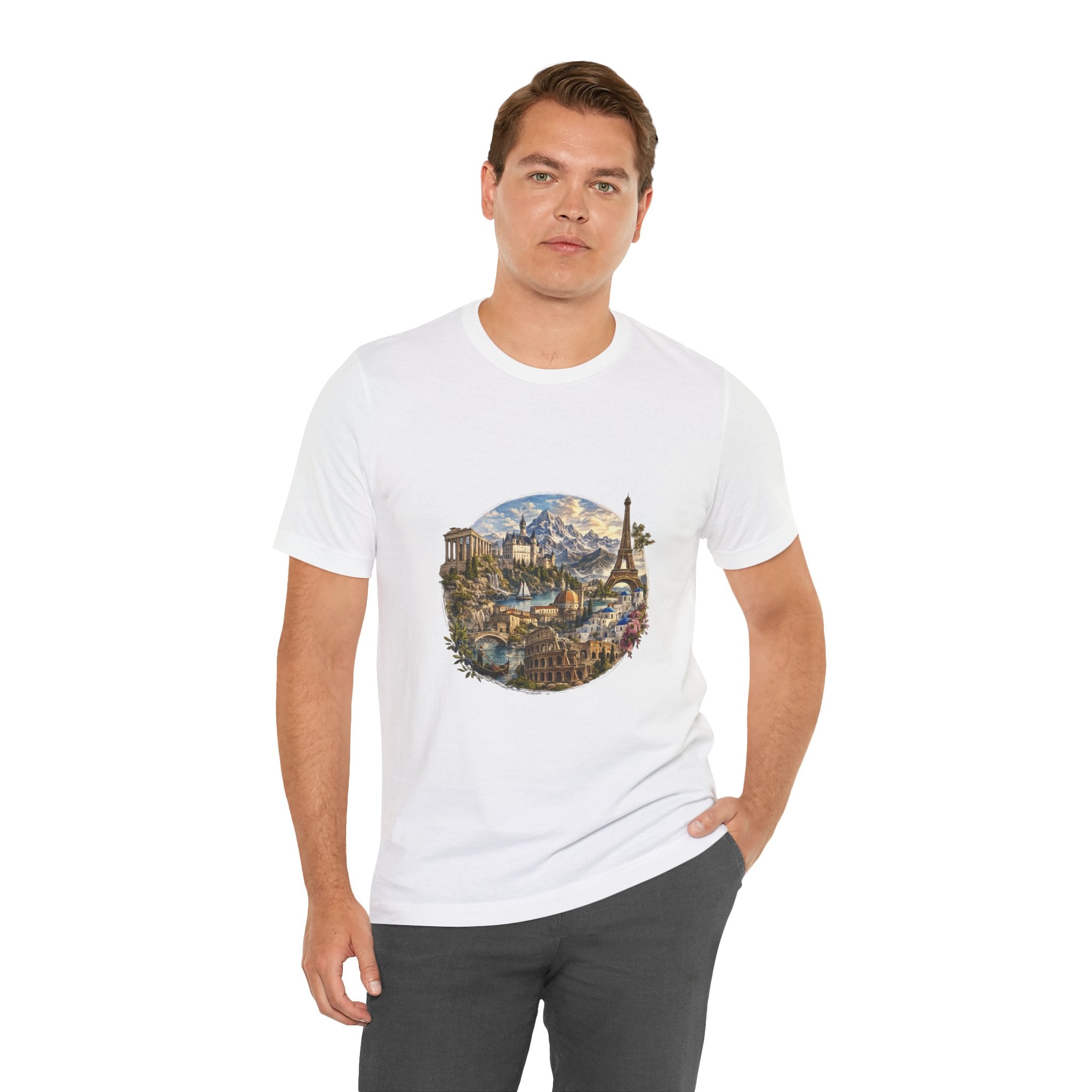 Wild World — Europe's Iconic Landmarks | Unisex Tee