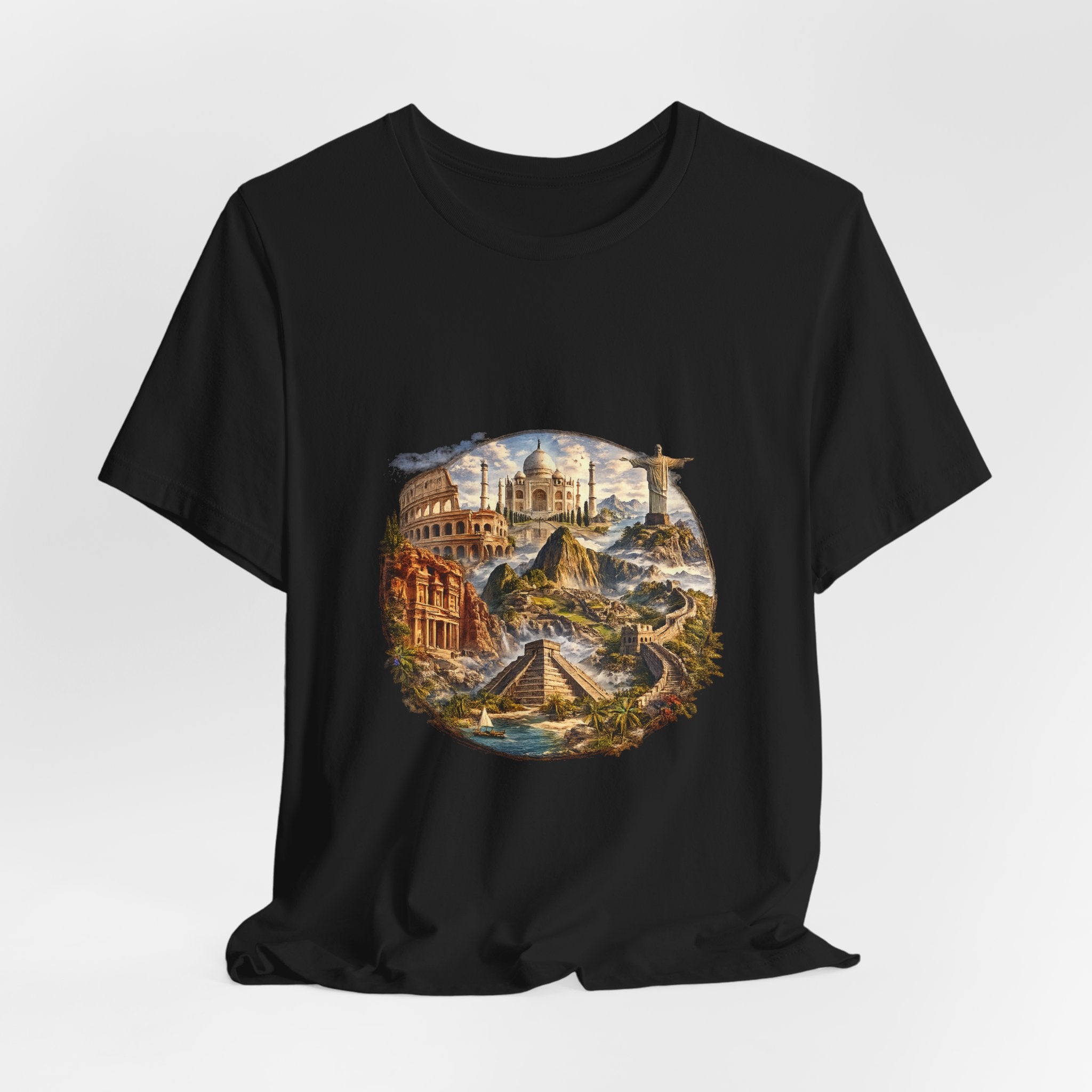 Wild World — The Seven Wonders of the World | Unisex Tee