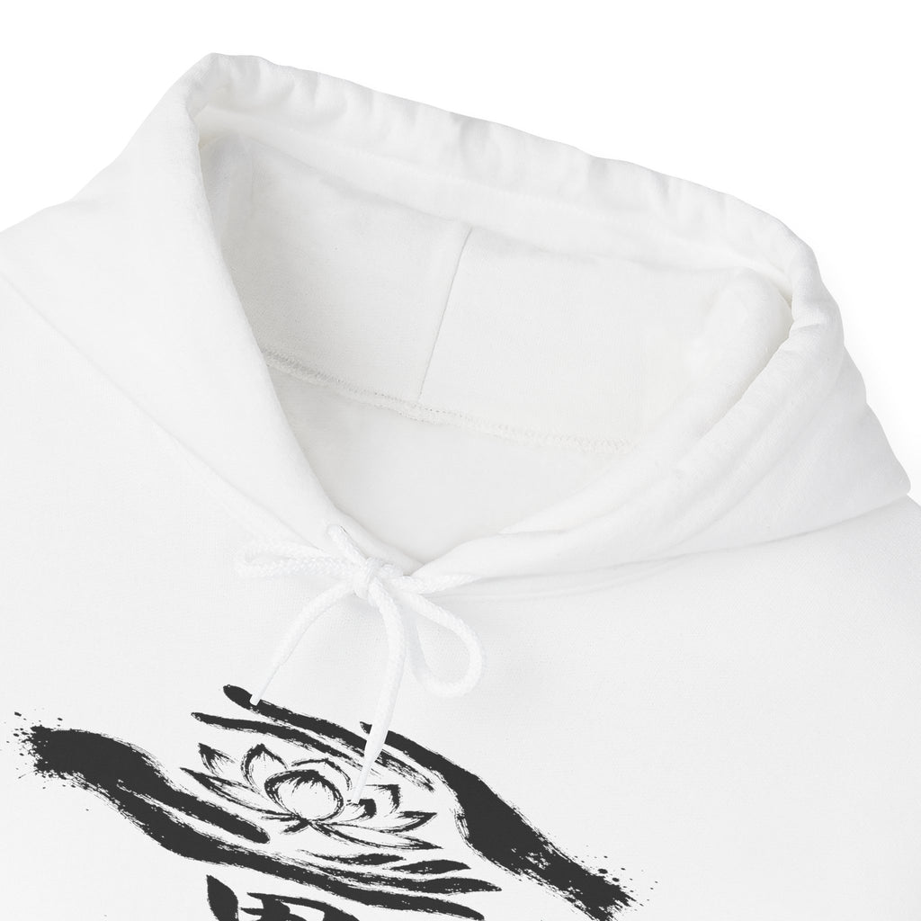 思いやり Lotus — Kanji Calligraphy Hoodie