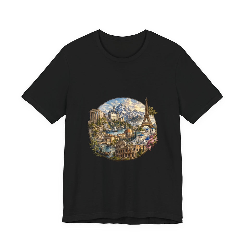 Wild World — Europe's Iconic Landmarks | Unisex Tee