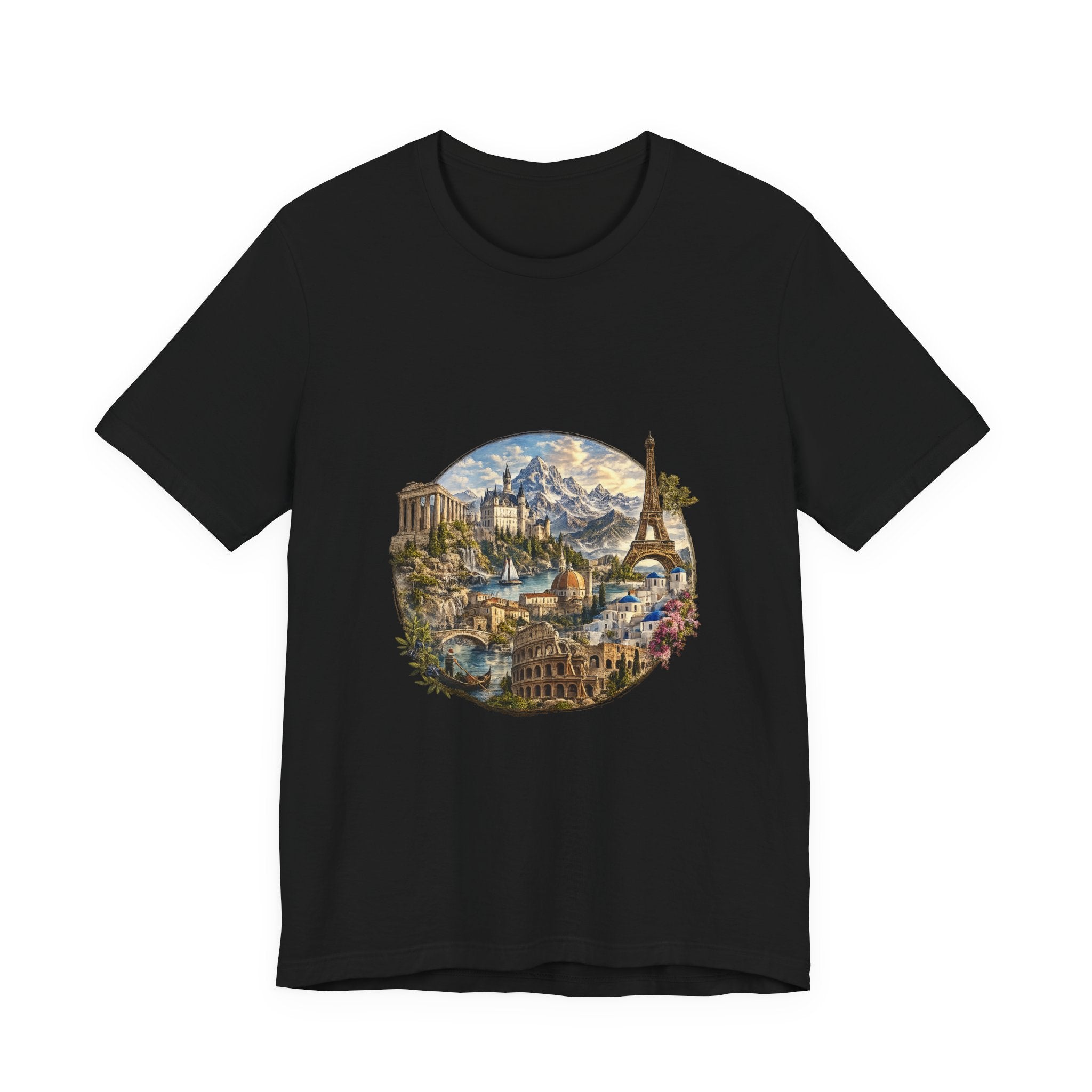 Wild World — Europe's Iconic Landmarks | Unisex Tee