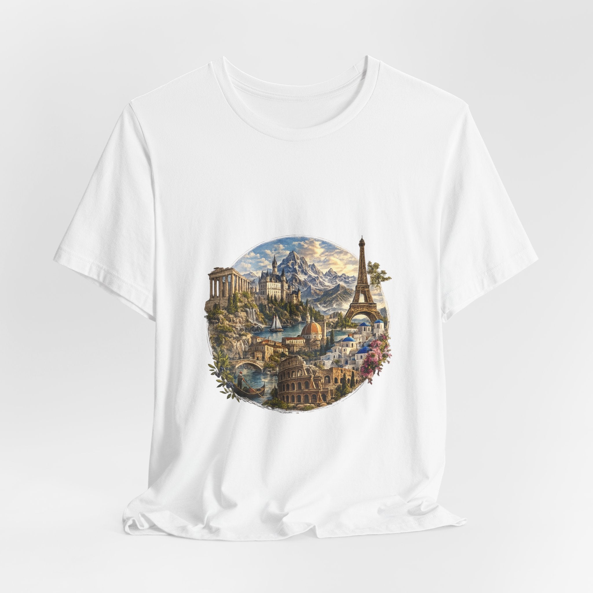 Wild World — Europe's Iconic Landmarks | Unisex Tee