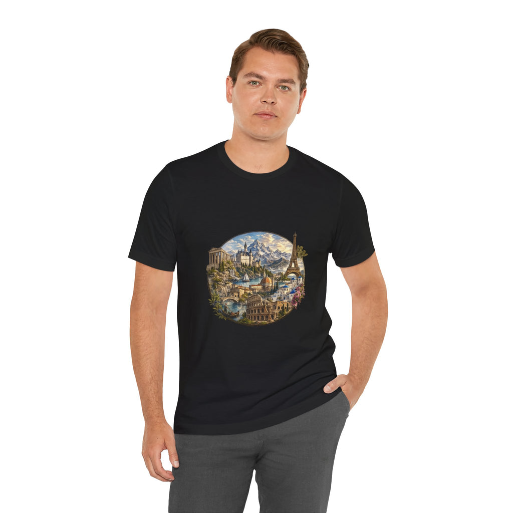 Wild World — Europe's Iconic Landmarks | Unisex Tee