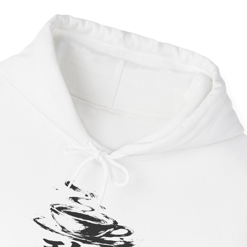 珈琲願 Coffee Cup — Kanji Calligraphy Hoodie