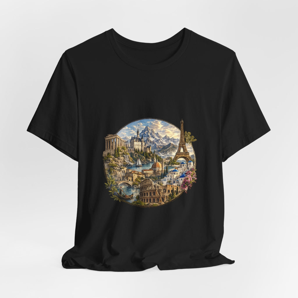 Wild World — Europe's Iconic Landmarks | Unisex Tee