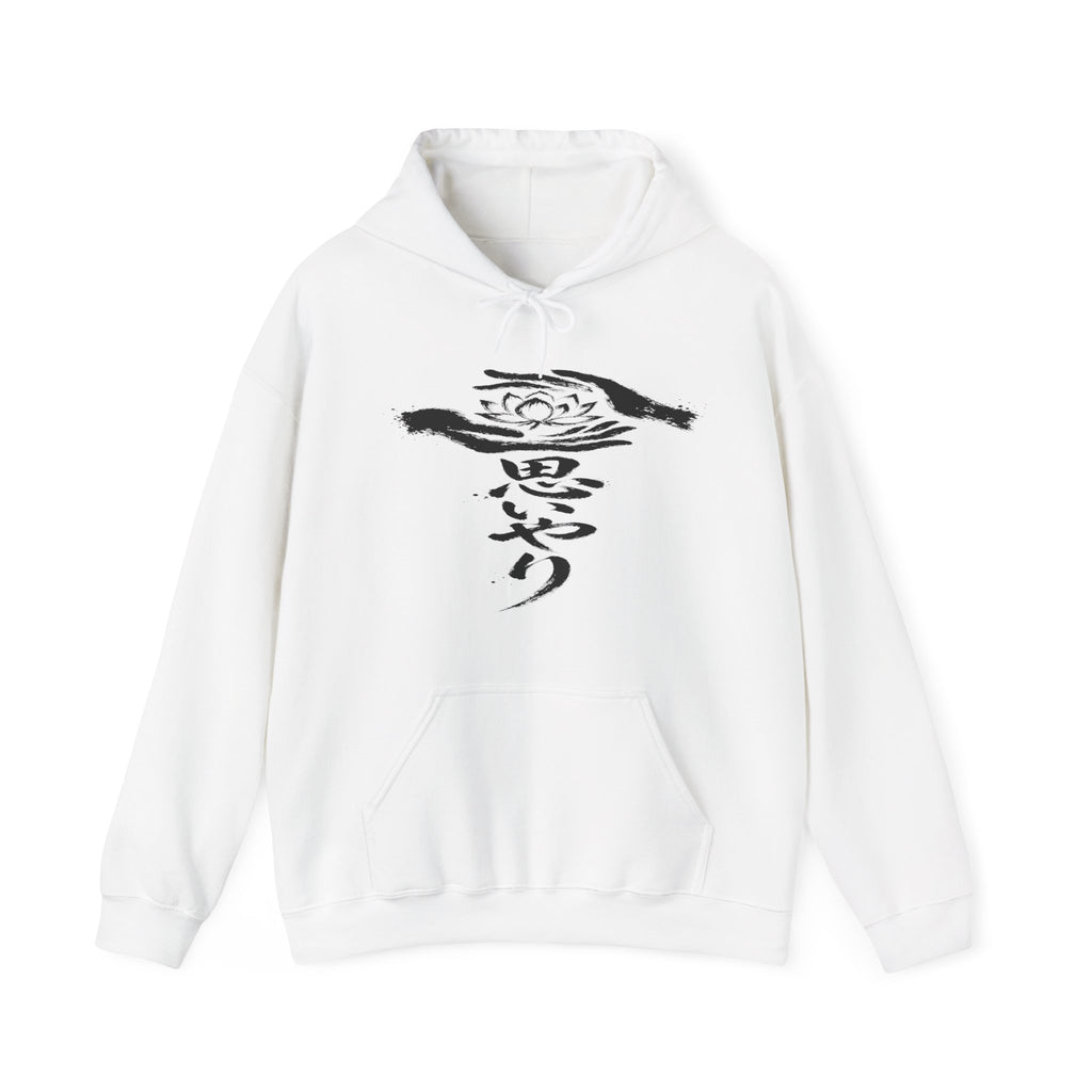 思いやり Lotus — Kanji Calligraphy Hoodie